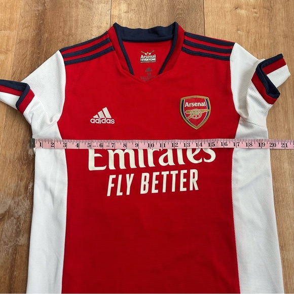 Arsenal Mens Adidas 21/22 Home Soccer Jersey Size Medium - Picture 7 of 7